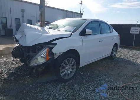 2015 Nissan Sentra S z USA, uszkodzony, nr VIN 3N1AB7AP8FY355115